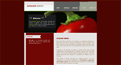 Desktop Screenshot of aksharimpex.in